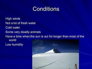 Cold Areas | PPT