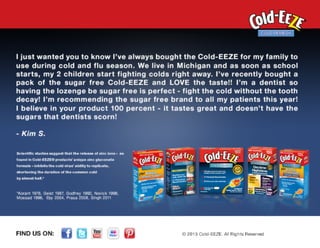 Cold-EEZE Cold Remedy Testimonial - Kim S