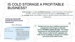 Cold storage projects profitable ! | PDF