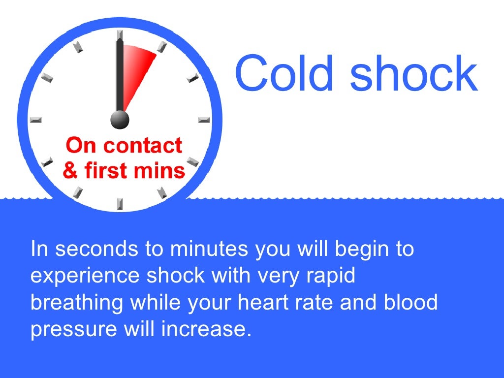Cold shock In seconds to