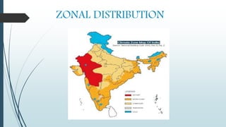 ZONAL DISTRIBUTION
 