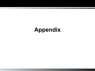 Appendix 