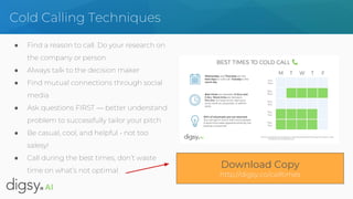 Effective Cold Calling Techniques [Commercial Real Estate] | PPT