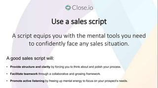 Ten tips for cold calling success | PPTX