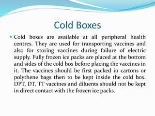 Cold chain | PPTX