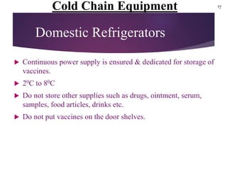 Cold chain | PPTX