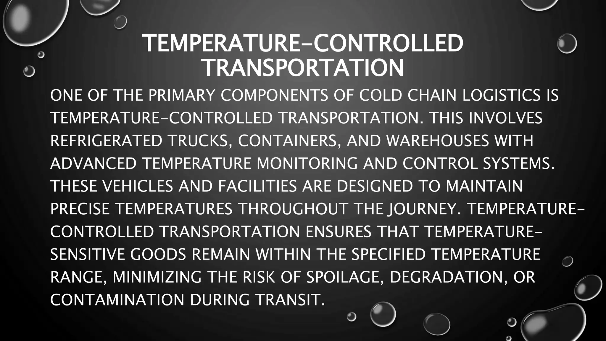Cold Chain Logistics: Ensuring Efficient Transport of Temperature ...