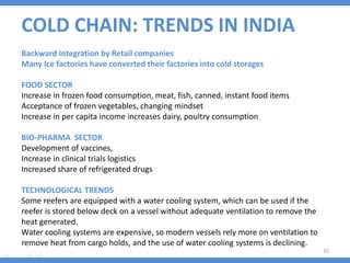 Cold chain logistics sector analysis | PPTX