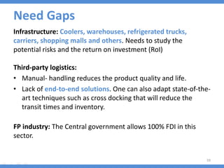 Cold chain logistics sector analysis | PPTX