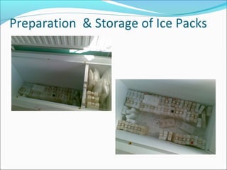 Preparation & Storage of Ice Packs
 