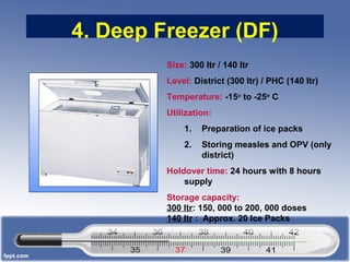 Deep Freezer In Cold Chain Cold chain system for vaccines | PPT