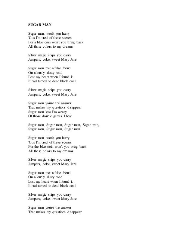 Cold fact, lyrics Cold fact, lyrics