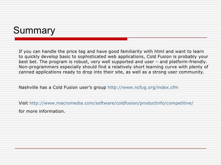 Allaire Coldfusion Studio