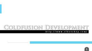 ColdFusion Development Services