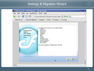 80
Settings & Migration Wizard
 