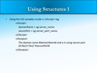 Language Basics | Coldfusion primer | Chap-1 | PDF