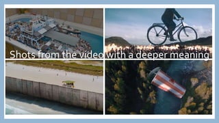 Shots from the video with a deeper meaning
 