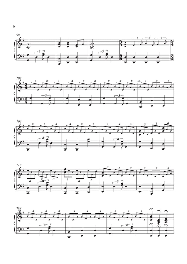 Christmas Lights Coldplay (piano sheet music)