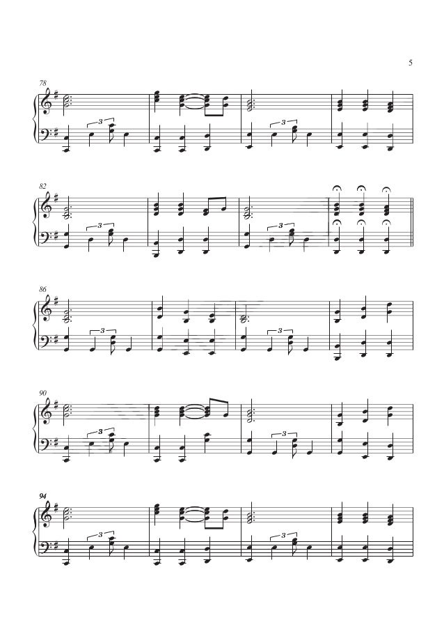 christmas lights coldplay piano sheet music christmas lights sheet music
