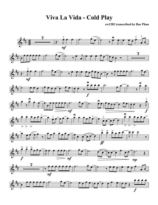 Viva La Vida - Cold Play
ew1282 transcribed by Duc Phan

 