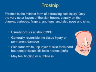 Cold Related Injuries - Cold Related Injuries | PPT