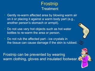 Cold Related Injuries - Cold Related Injuries | PPT