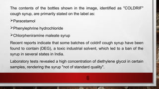 The Coldrif Syrup Tragedy (2025): A Case of Pediatric Deaths in India ...
