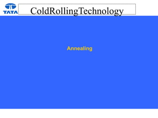 ColdRollingTechnology
Annealing
 