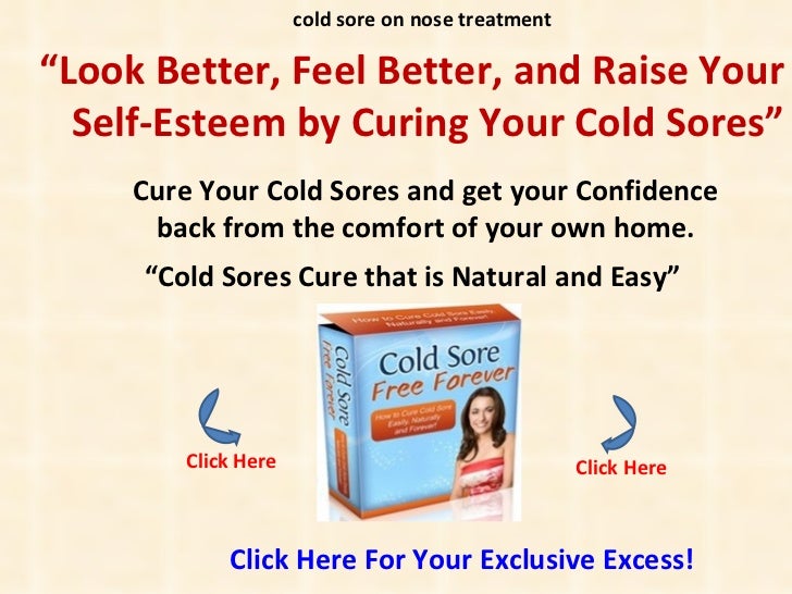 Cold sore on nose treatment