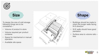Cold storage ( Types & Design) | PPTX