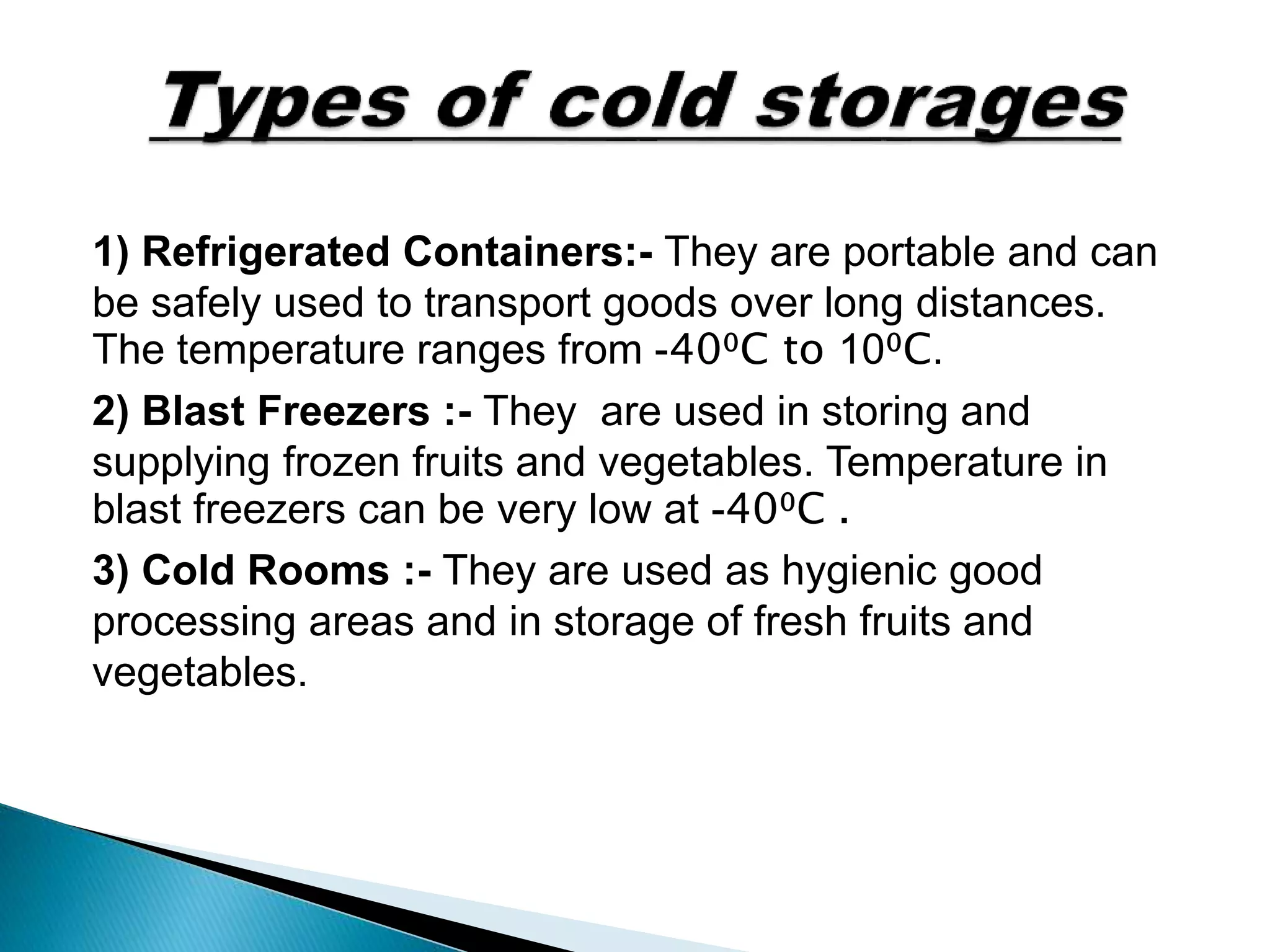 COLD STORAHE AND COLD SUPPLY CHAIN MANAGEMENT OF HORTICULTURAL CROPS | PPTX
