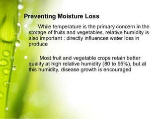 COLD STORAHE AND COLD SUPPLY CHAIN MANAGEMENT OF HORTICULTURAL CROPS | PPTX
