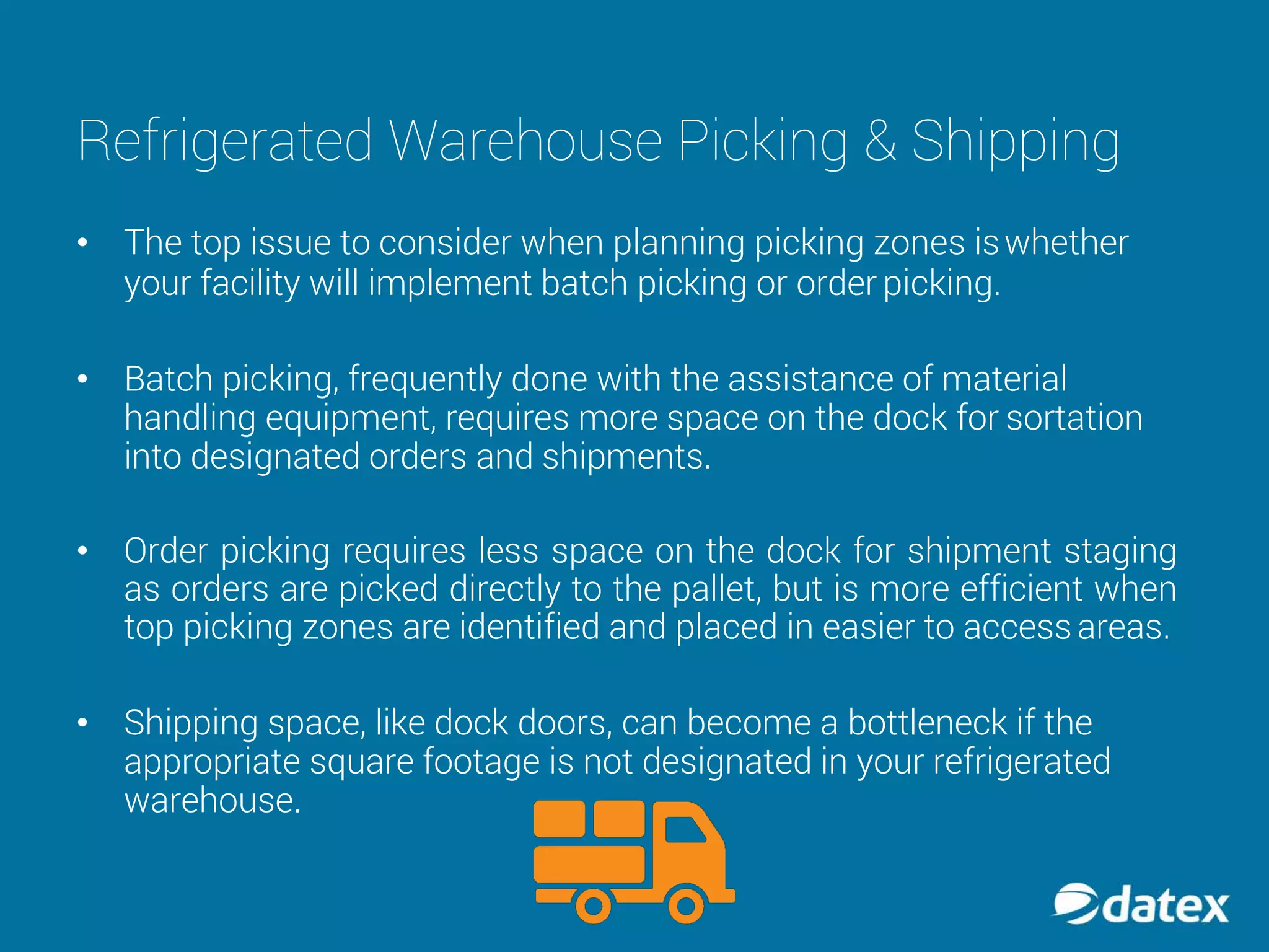 Cold Storage Warehouse Best Practices: Warehouse Layout Optimization | PDF