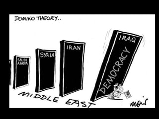 1949 - NATO
North Atlantic Treaty Organization –
Western Nations join in a military alliance
to defend against Communist threats.
North Atlantic Treaty Organization –
Western Nations join in a military alliance
to defend against Communist threats.
1955 – Warsaw Pact
USSR and Eastern Bloc Nations join in a
military alliance to counter NATO.
USSR and Eastern Bloc Nations join in a
military alliance to counter NATO.
United States, Great Britain, France, Italy,
Canada, Belgium, Denmark, Iceland,
Portugal, West Germany, Greece, Turkey
United States, Great Britain, France, Italy,
Canada, Belgium, Denmark, Iceland,
Portugal, West Germany, Greece, Turkey
Soviet Union, Poland, Hungary,
Czechoslovakia, Romania, East
Germany, Bulgaria, Albania
Soviet Union, Poland, Hungary,
Czechoslovakia, Romania, East
Germany, Bulgaria, Albania
 