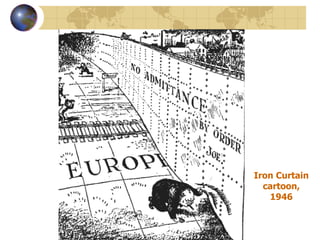 Iron Curtain cartoon, 1946 