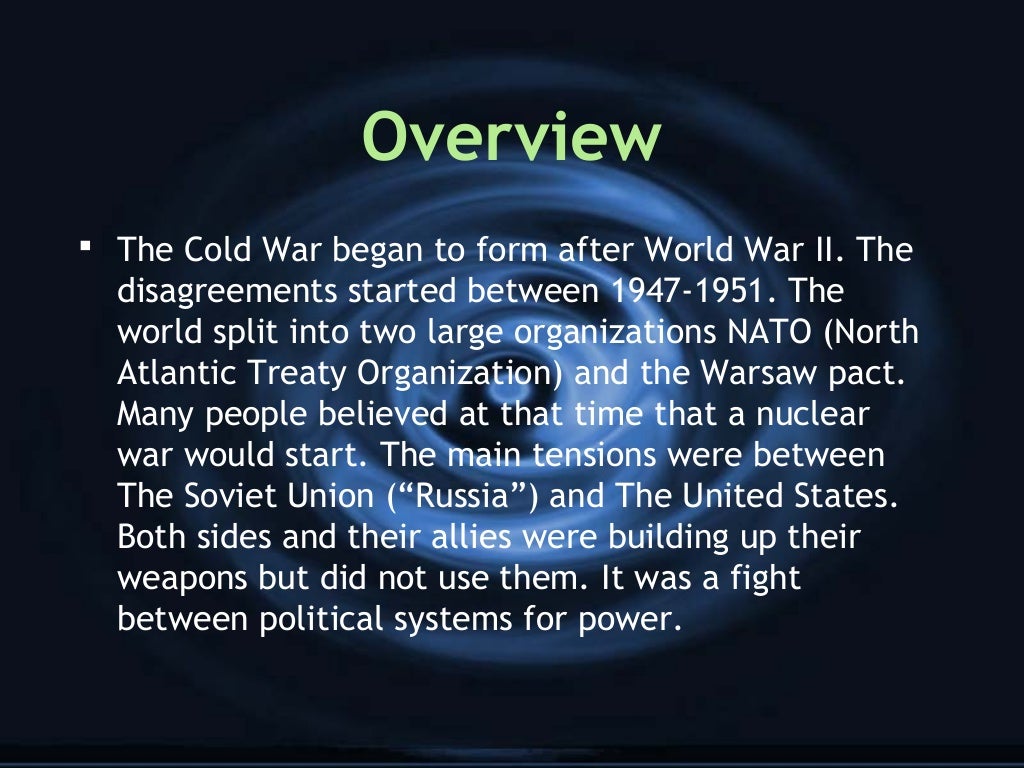 Cold war