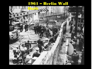1961 – Berlin Wall
Built
 