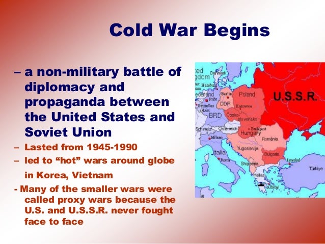 Introduction To The Cold War , Introduction to the Cold War Flashcards ...