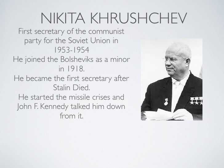 Cold war leaders