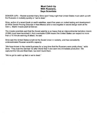 Cold War Learning Stations