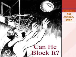 Marshall
Aid
cartoon,
1947
 