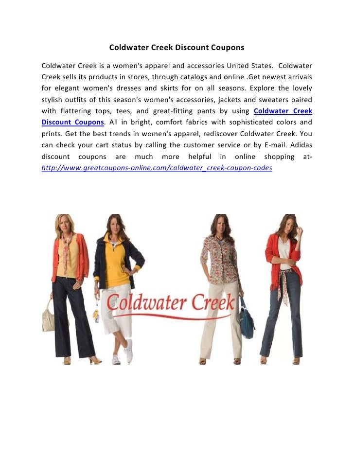 Coldwater Creek Discount Coupons For All