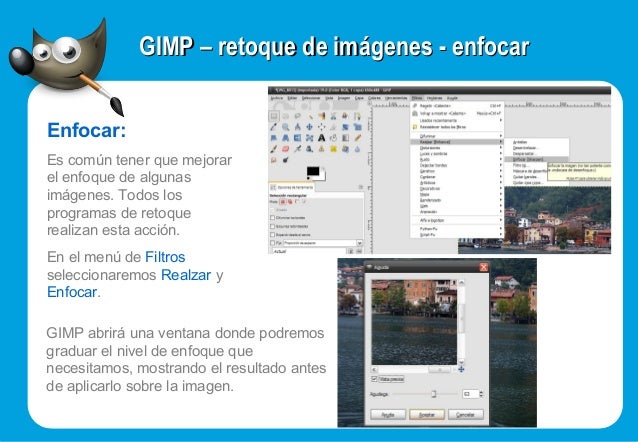 enfocar gimp enfocar gimp