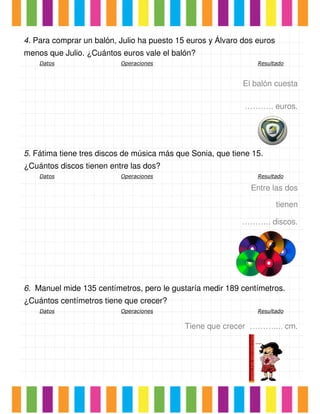 colección de problemas para 3º de primaria | PDF