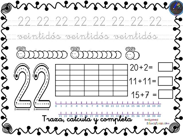 Coleccion De Fichas Para Trabajar Los Numeros Del 1 Al 30 21 30