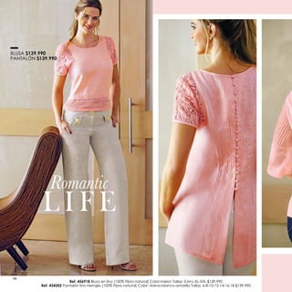 Romantic
L I F E
BLUSA $139.990
PANTALÓN $139.990
Ref. 456918
Ref. 434202
www.kritterium.com
36
 