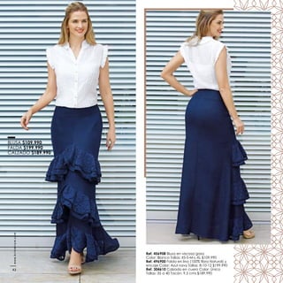 BLUSA $109.990
$199.990
CALZADO $189.990
Ref. 456908 Blusa en viscosa gasa
Ref. 496900
Ref. 304610
www.kritterium.com
42
 