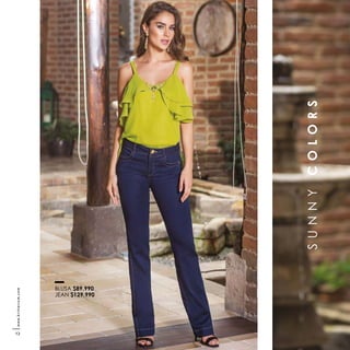 BLUSA $89.990
JEAN $129.990
SUNNYCOLORS
www.kritterium.com
12
 