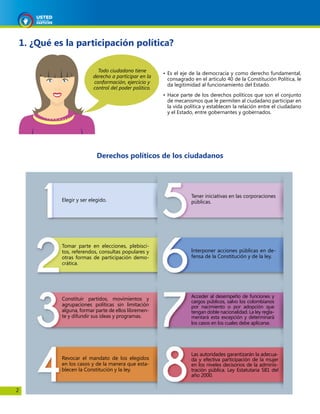 Coleccionable 3. elegir bien. reto de la participación política | PDF