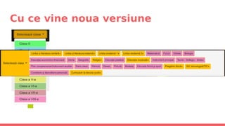 Cu ce vine noua versiune
 